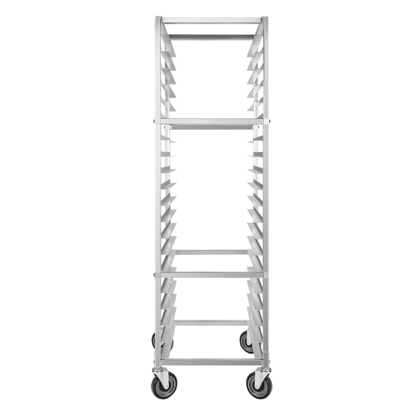 Atosa MPRA-20 20-Tier Sheet Aluminum Pan Rack / Bun Tray Rack with Casters
