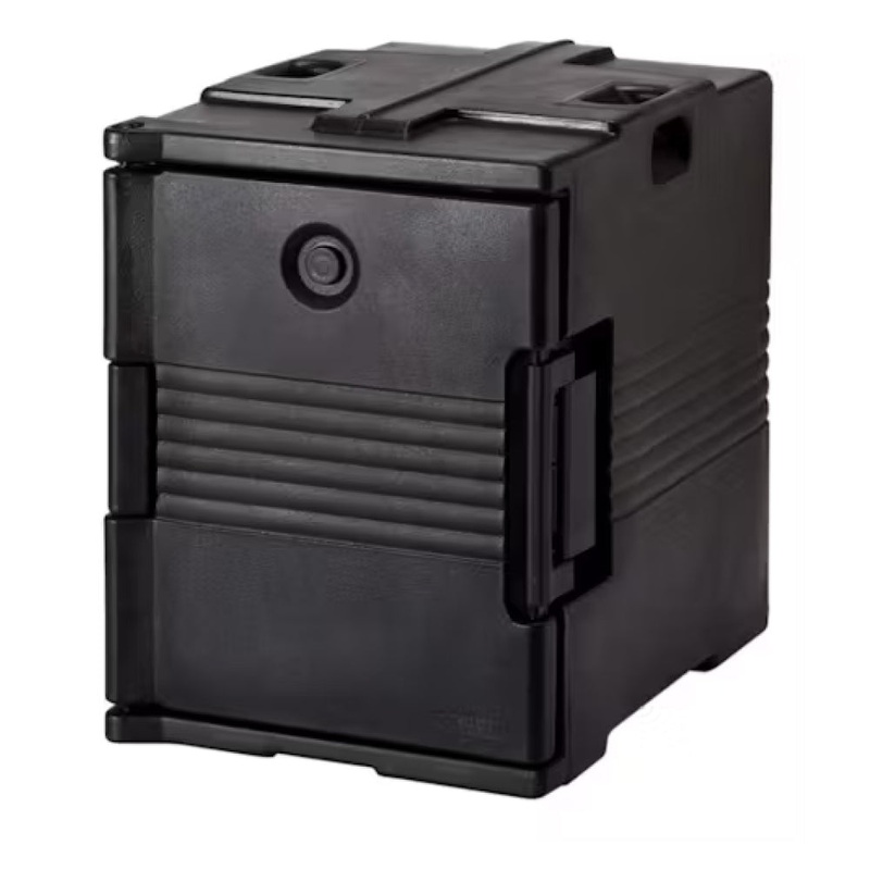 Cambro UPC400SP110 Ultra Pan Carrier Black Front Loading Insulated Food Pan Carrier - 18" x 25" x 24"
