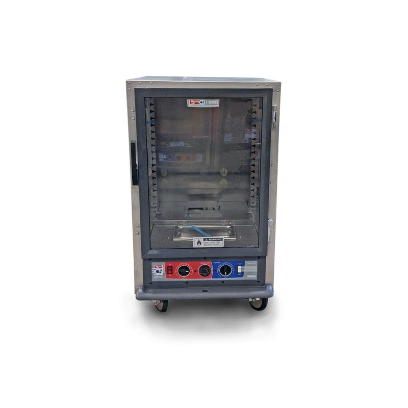 Metro C515-CFC-U Half-Size Non-Insulated Heated Holding and Proofing Cabinet Combination