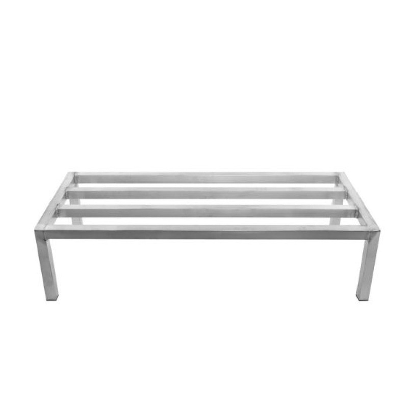 Atosa ADR202412 24" x 20" x 12" Aluminum Heavy Duty Dunnage Racks - 1800 Lb Capacity