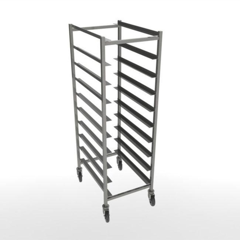 Nella 10-Tier Stainless Steel High Boy Pan Rack / Bun Tray Rack - SSK1810