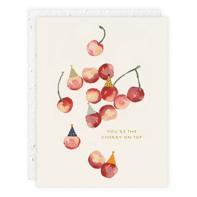 Cherry On Top  - Birthday Card