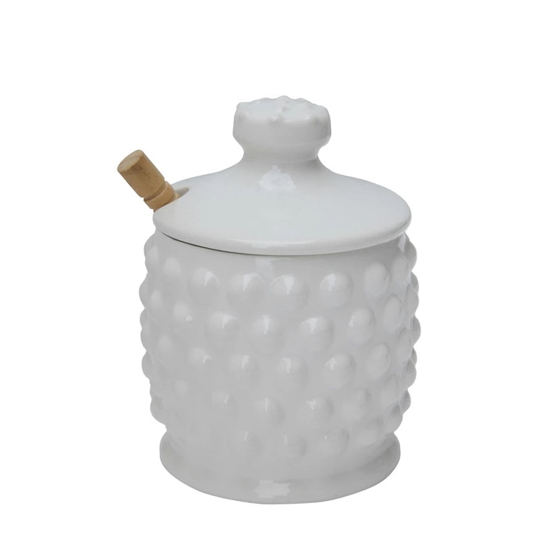 Honey Jar with Honey Dipper, Set of 2