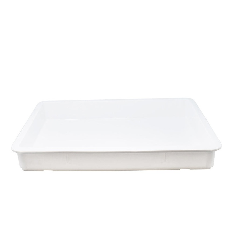 Nella 26 X 18 X 3.25 White Pizza Dough Proofing Box - 80889