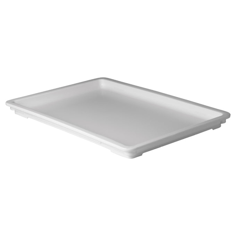 Winco 25 5/8 X 17 3/5 X 1 1/9 Polypropylene Pizza Dough Box Cover - PL-36NC