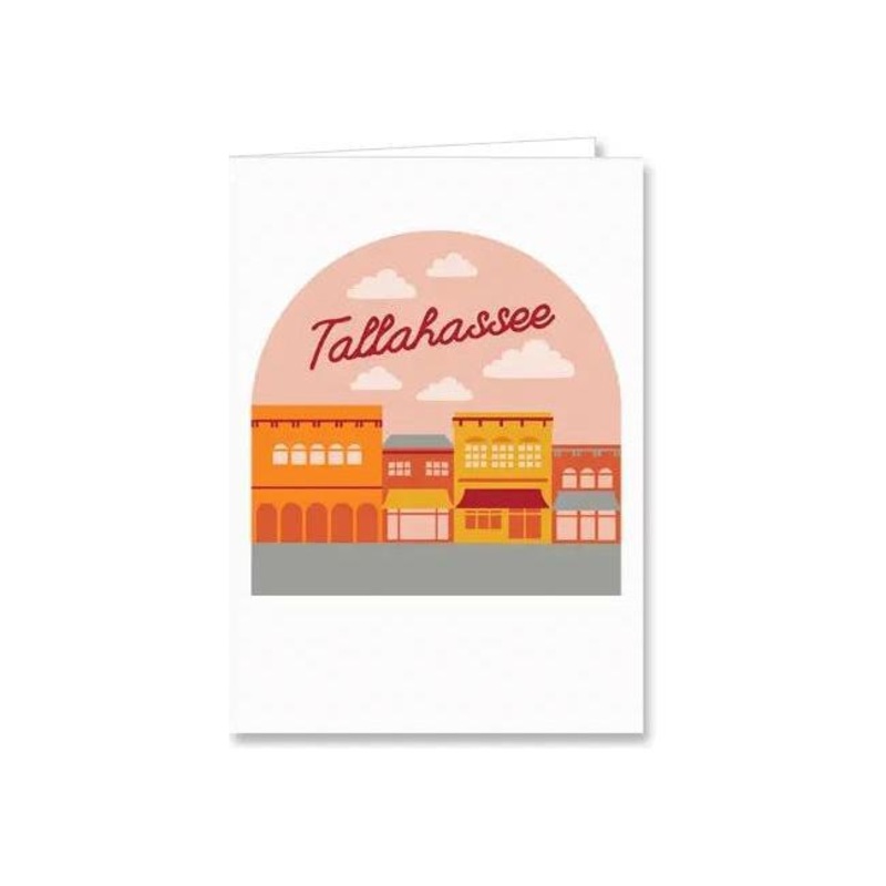 Tallahassee Small Town View Greeting Card