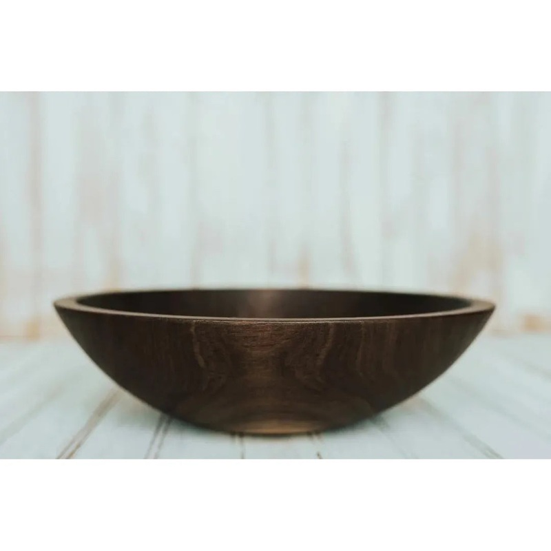 12 inch Walnut Bowl with Bees Oil Finish