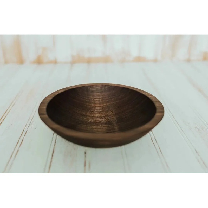 7 inch Walnut Bowl with Bees Oil Finish