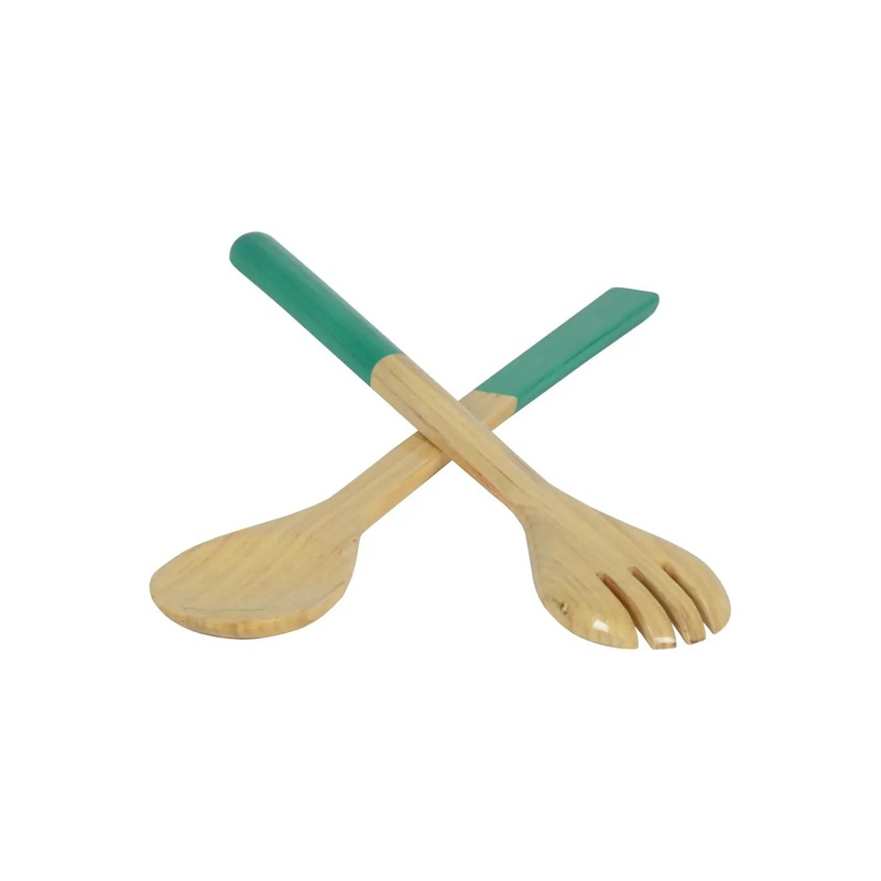Large Bamboo Salad Servers