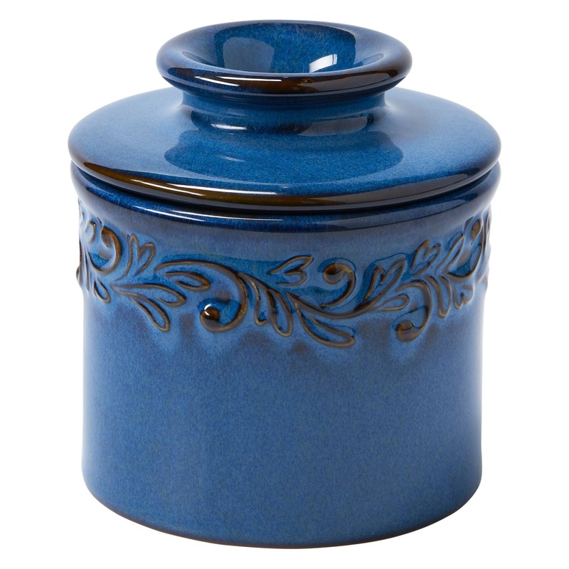 The Original Butter Bell Crock - Antique Denim Blue