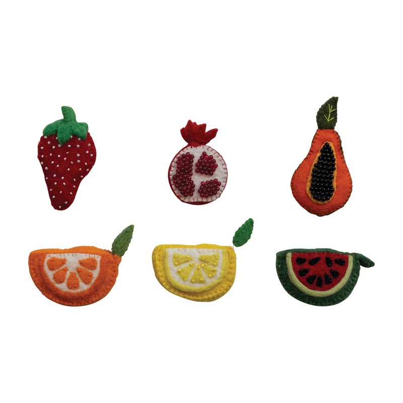 Handmade Embroidered Felt Tape Measure, 6 Styles