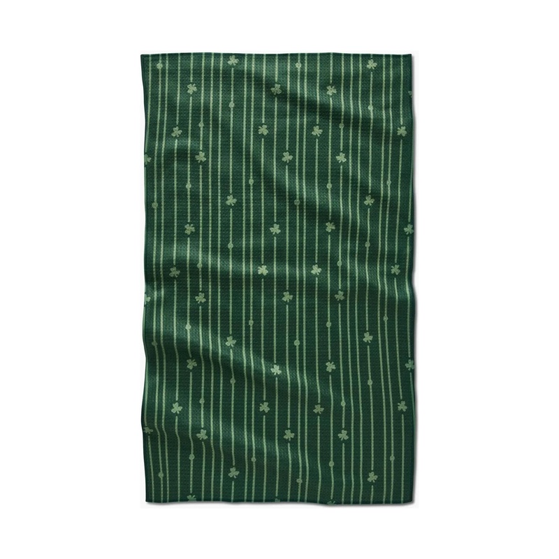 Clover Field Geometry Tea Towel