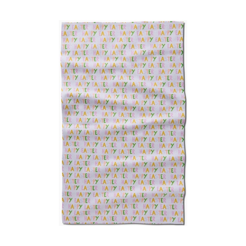 Easter Cheer Geometry Tea Towel
