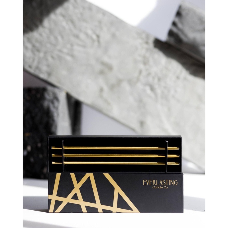 Gold Everlasting Candle  Reusable Steel Candles