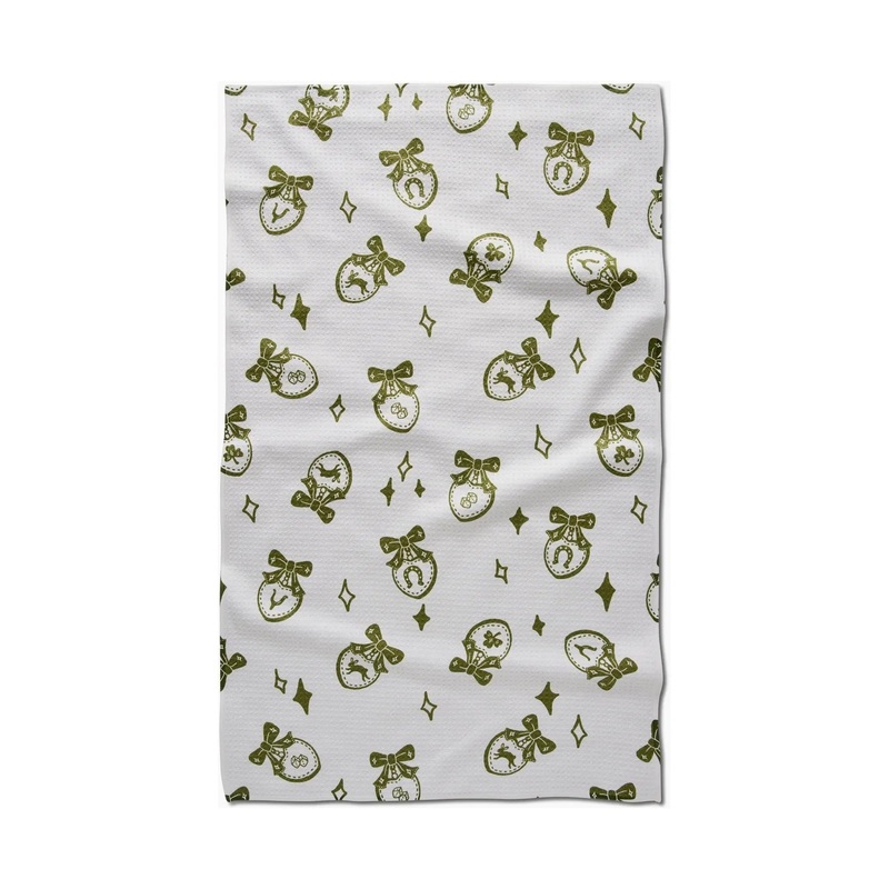 Lucky Bow Geometry Tea Towel