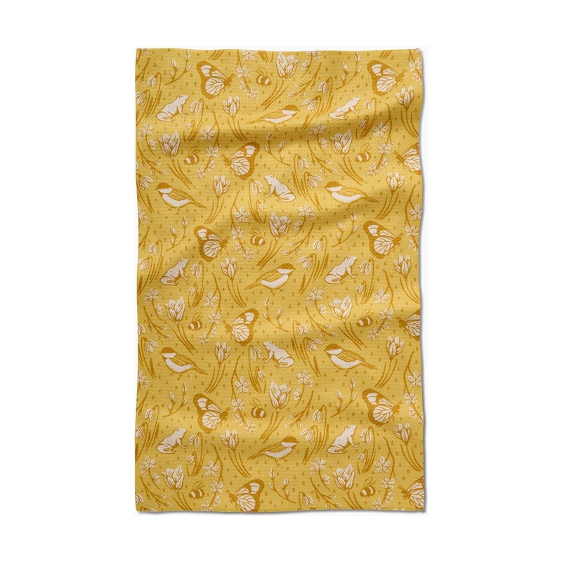 Signs of Spring Tea Towel