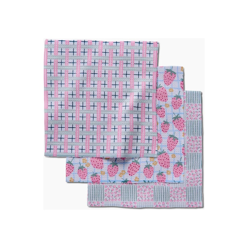 Spring Picnic Day Dishcloth Set