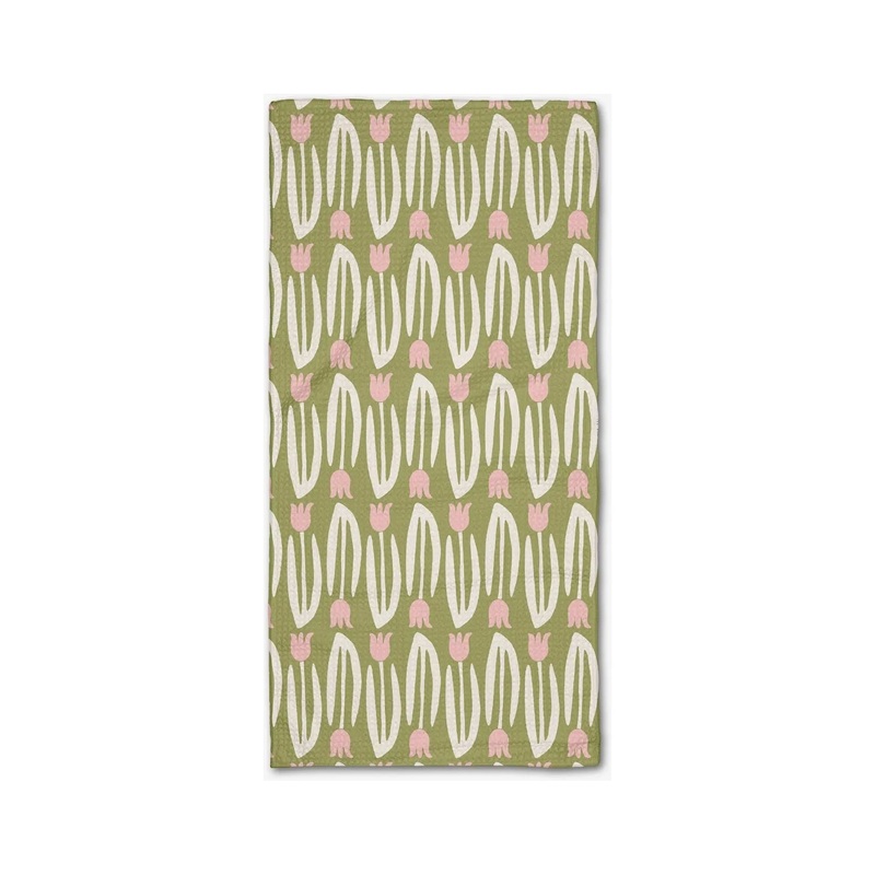 Tulip Tango Geometry Bar Towel