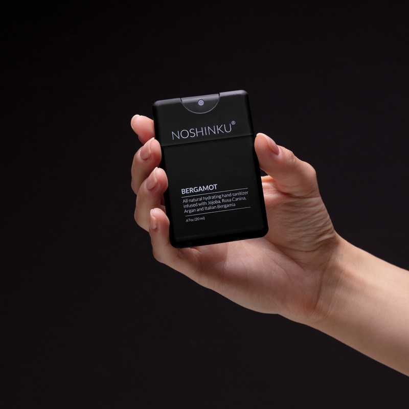 Bergamot Nourishing Refillable Pocket Hand Sanitizer