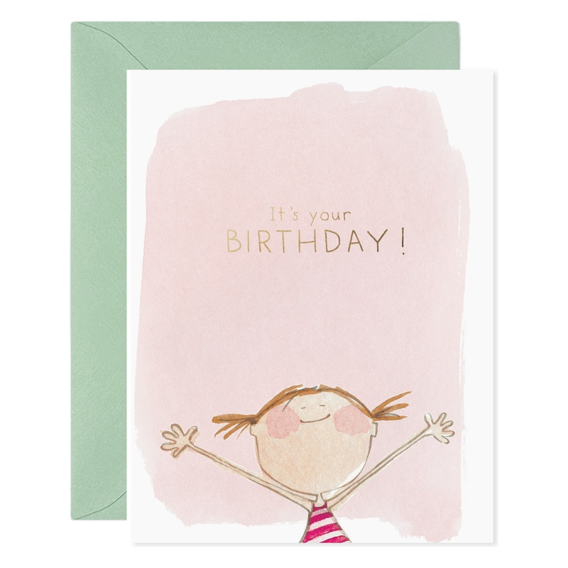 It's Your Birthday Card | Girls Birthday Greeting Card