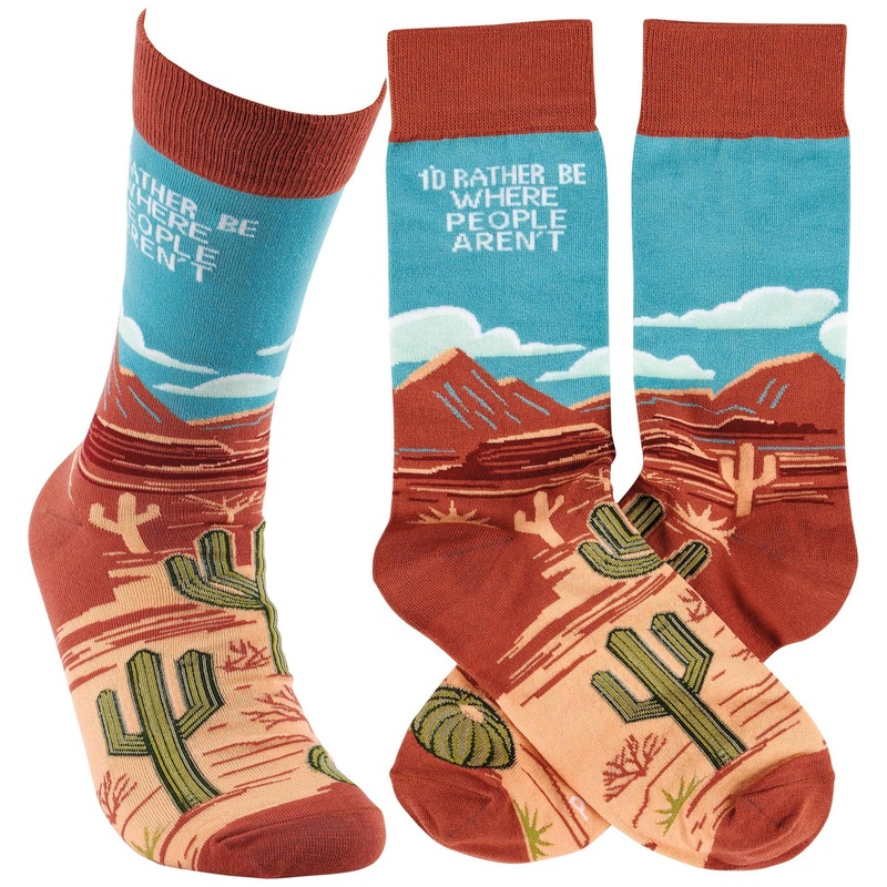 Rather Be Where People Aren't Socks
