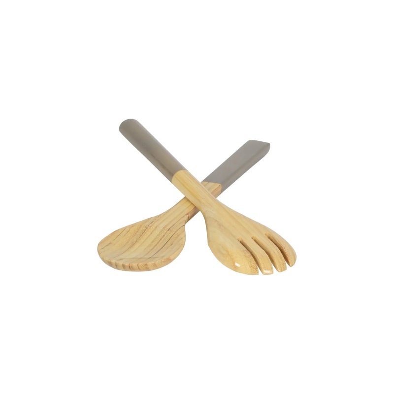 Small Bamboo Salad Servers