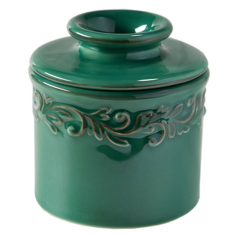 The Original Butter Bell Crock - Antique Emerald