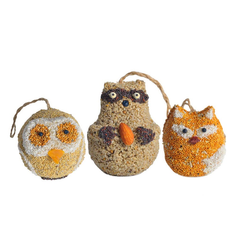 Woodland Friends Bird Seed Hangers