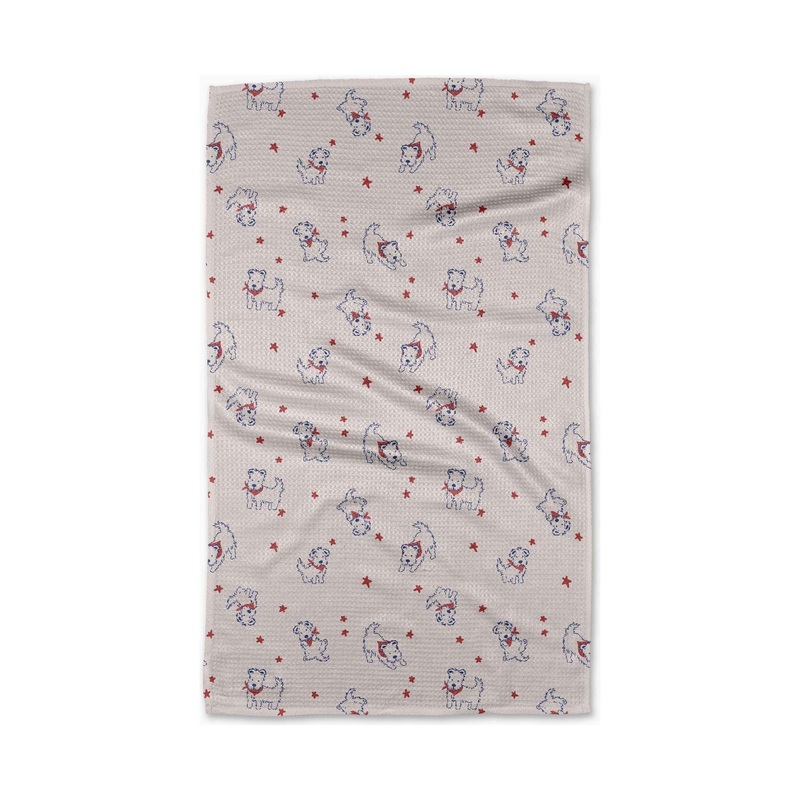 Doggy Playgrounds Tea Towel