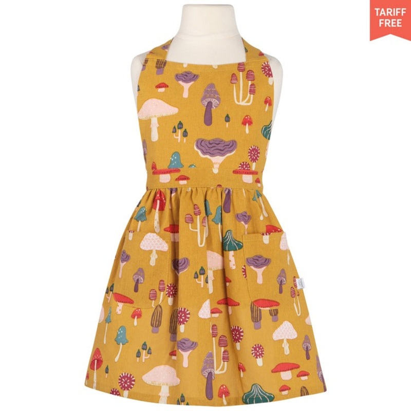 Mushroom Gems Minnie Kid's Apron