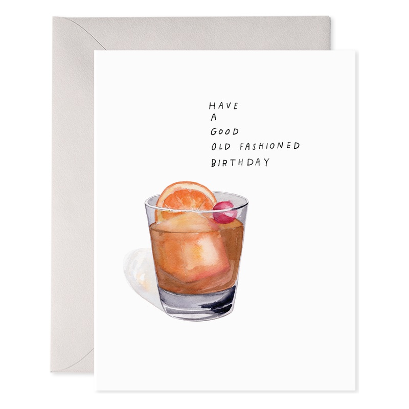Old Fashioned | Birthday Greeting Card