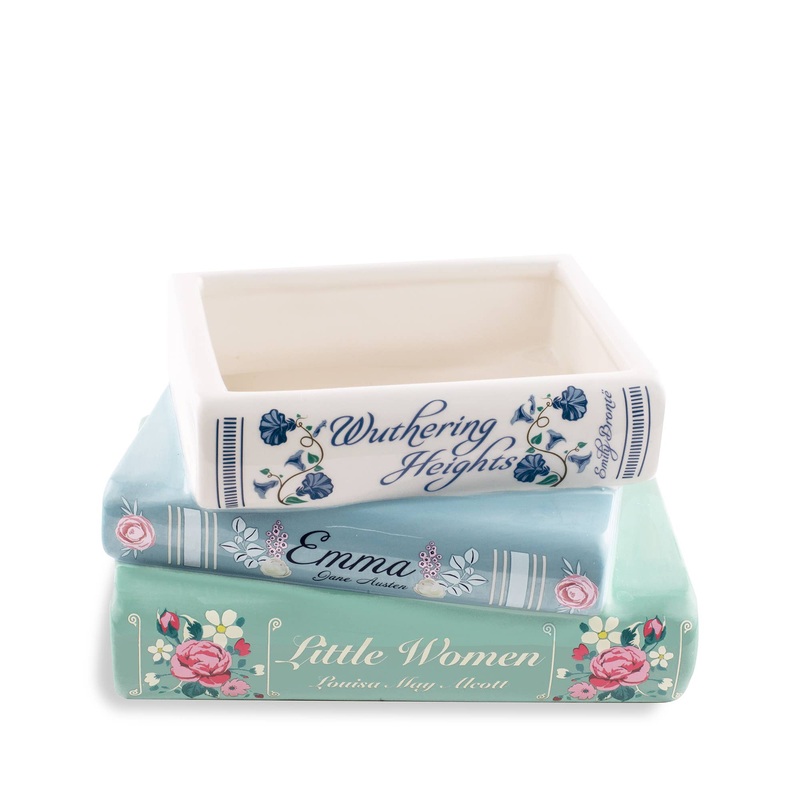 Stacked Books Pastel Planter