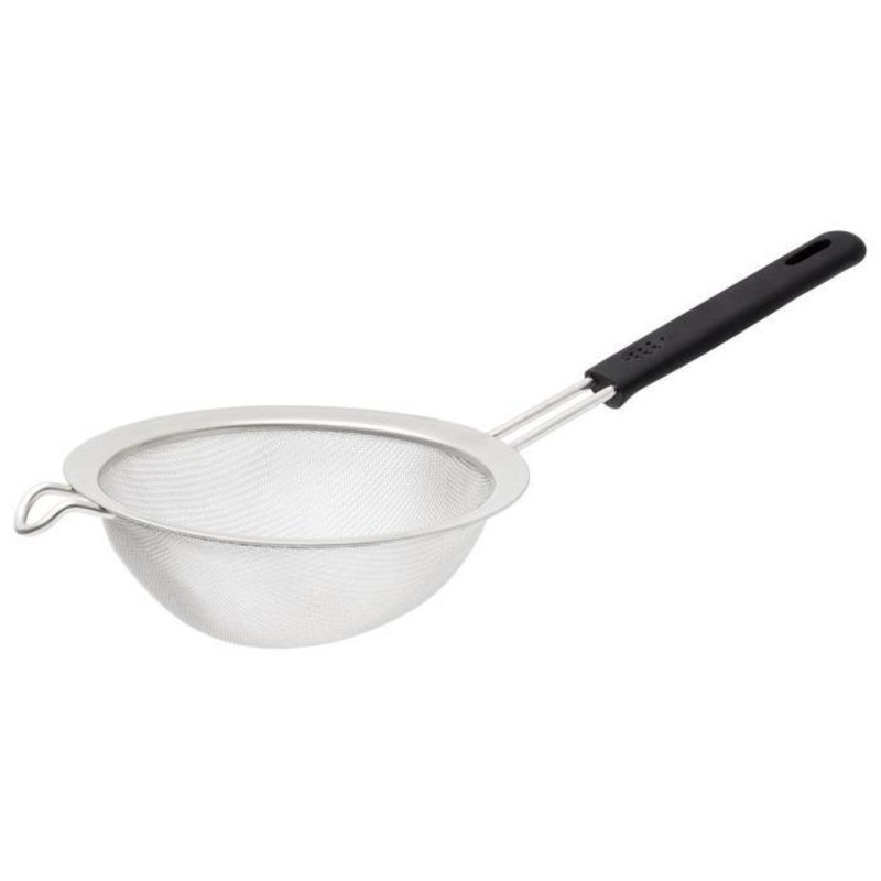 Kitchen Mesh Strainer with Silicone Handle, 7in