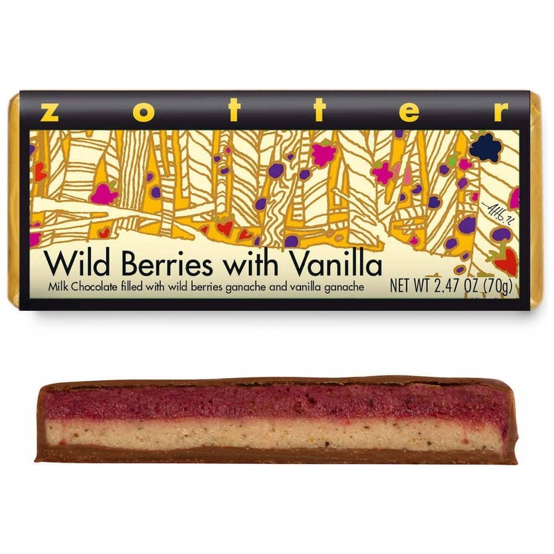 Wild Berries with Vanilla (Hand-scooped Chocolate)