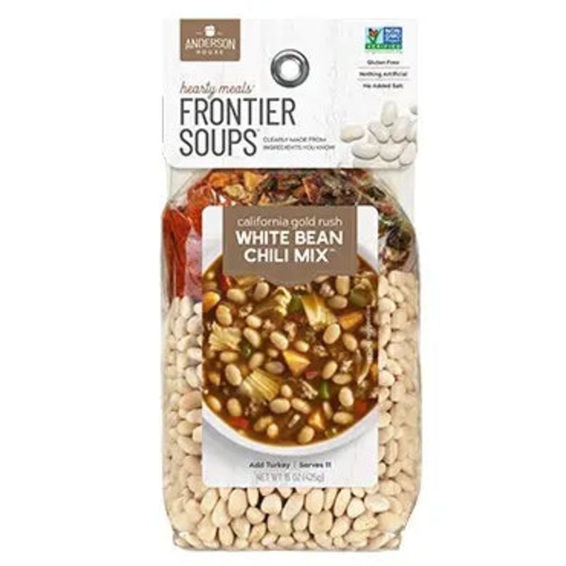 Frontier Soup California Gold Rush White Bean Chili Mix