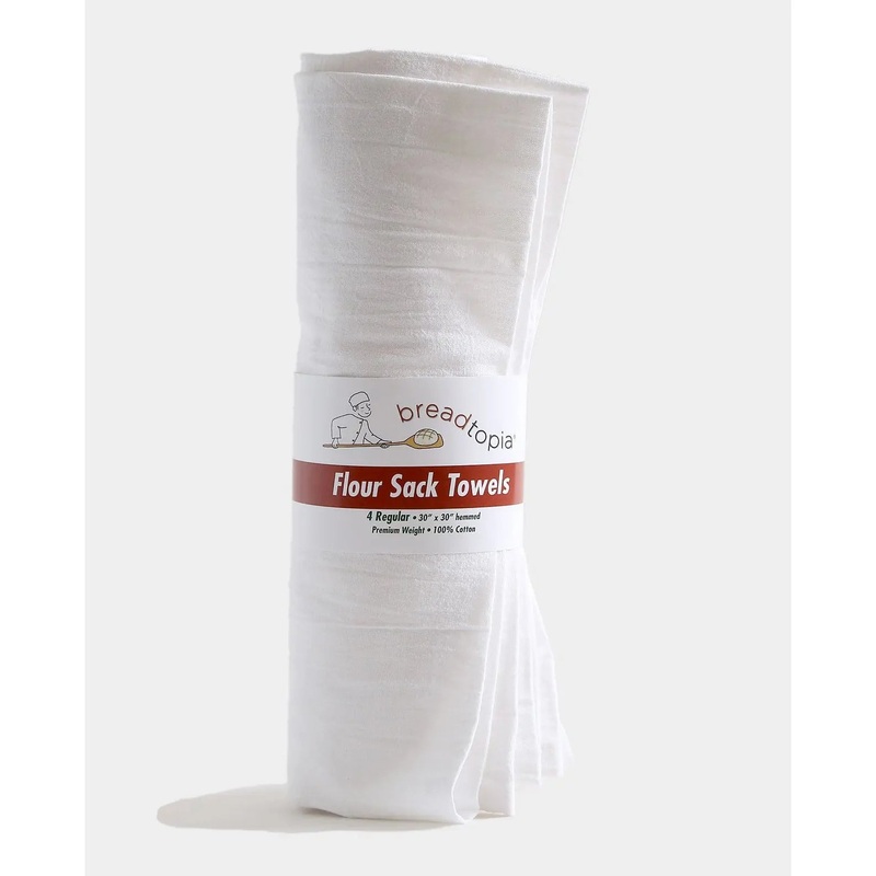 Breadtopia Flour Sack Towels  Set of 4 Regular