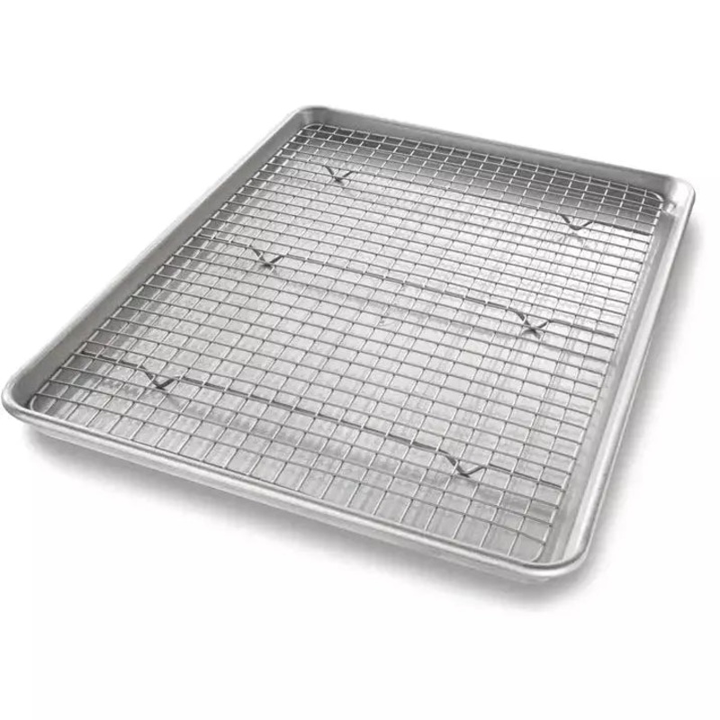 USA Pan Half Sheet Pan & Baking Rack Set