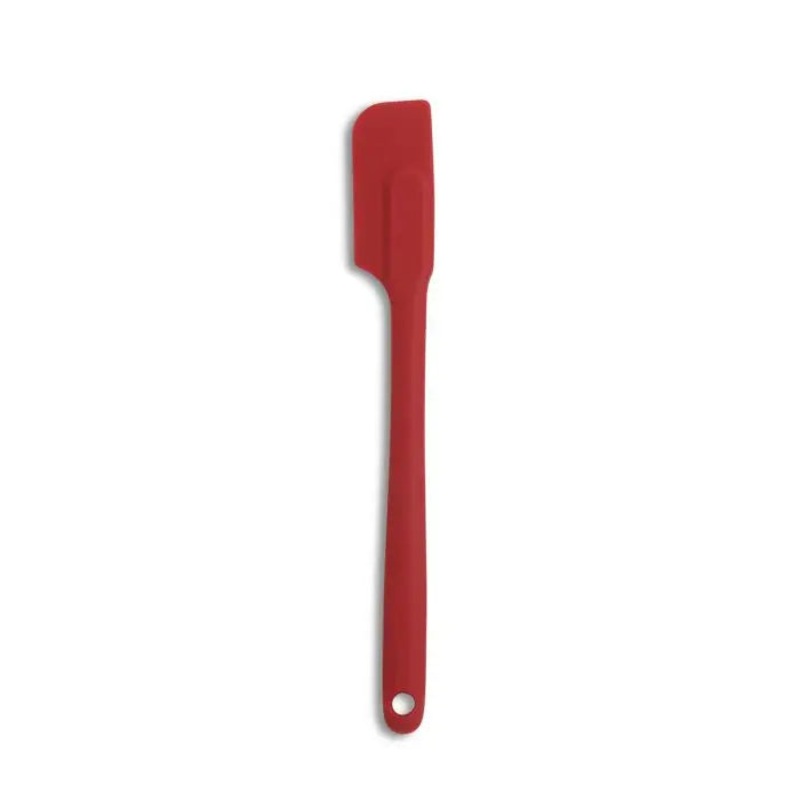 Mrs. Andeson's Baking Silicone Slim Spatula, Red, 10in