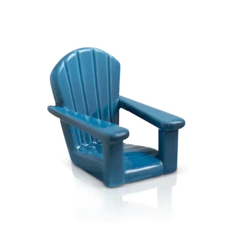 Nora Fleming Mini Blue Chillin' Chair