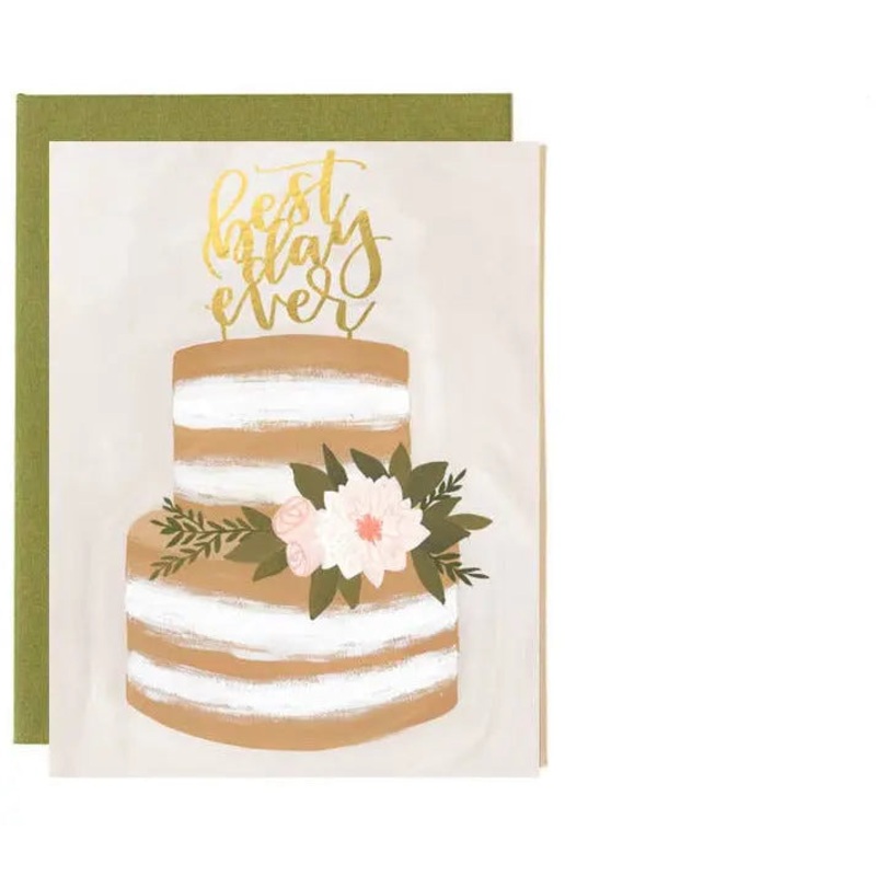 Wedding Best Day Ever Greeting Card