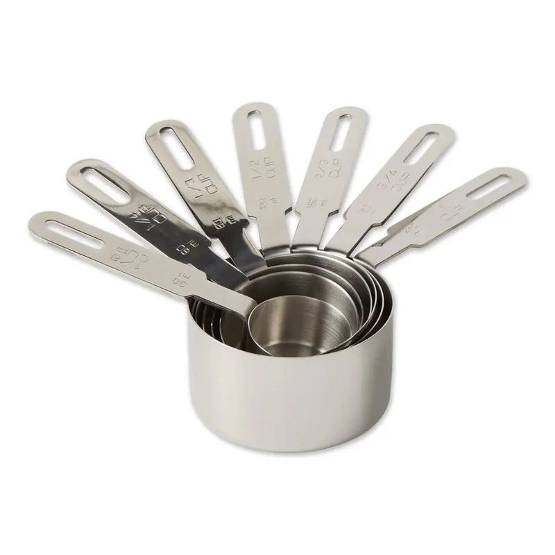 Stainless Steel Measuring Cup Set, 7 Pieces