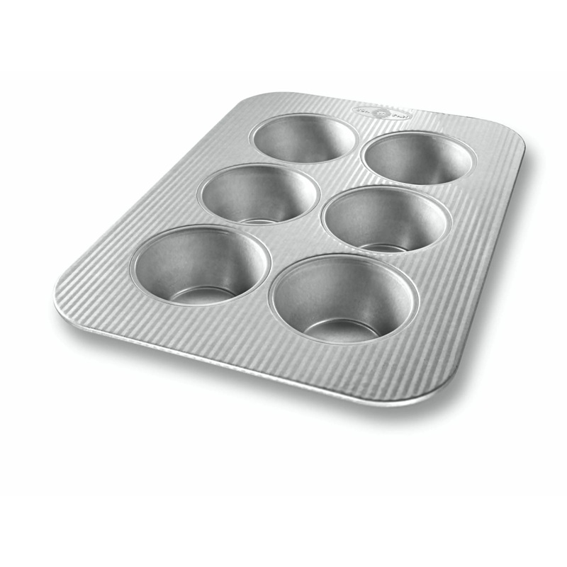 USA Pan Texas Muffin Pan, 6 Cup