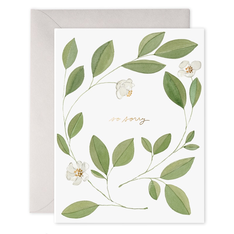 Magnolia | Sympathy Condolence So Sorry Greeting Card