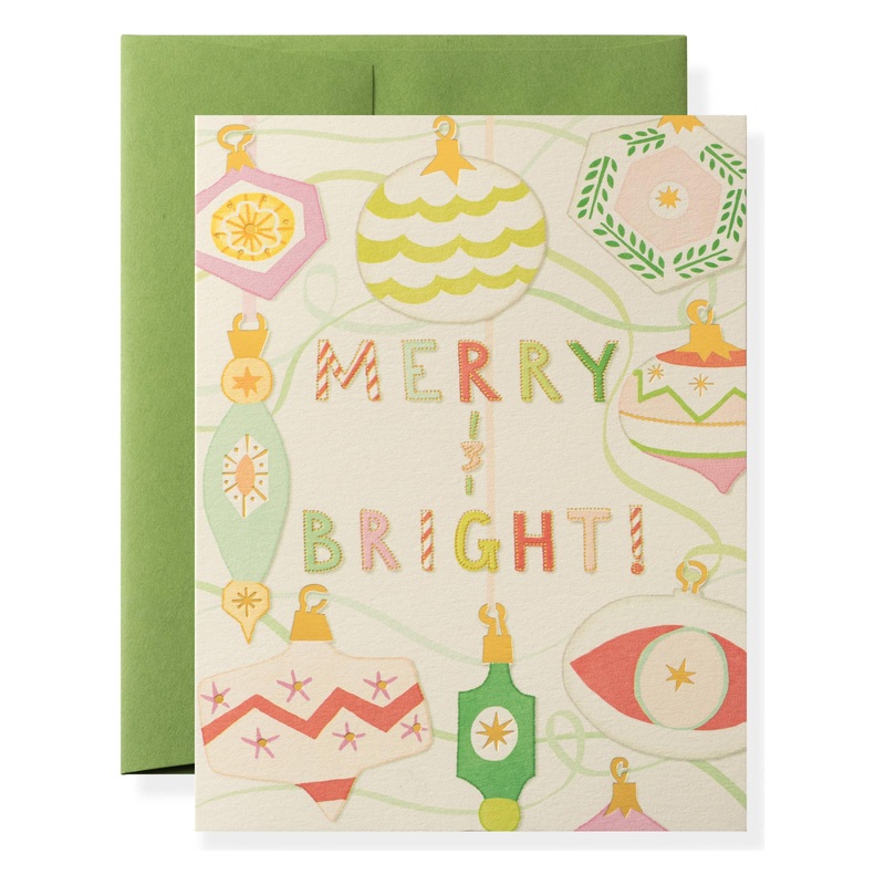 Merry & Bright Greeting Card: Individual