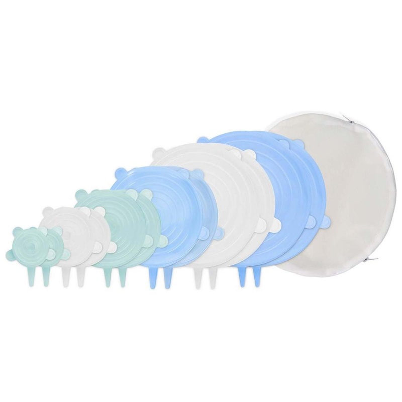 Reusable Stretch Food Storage Lids, 13-Piece Set