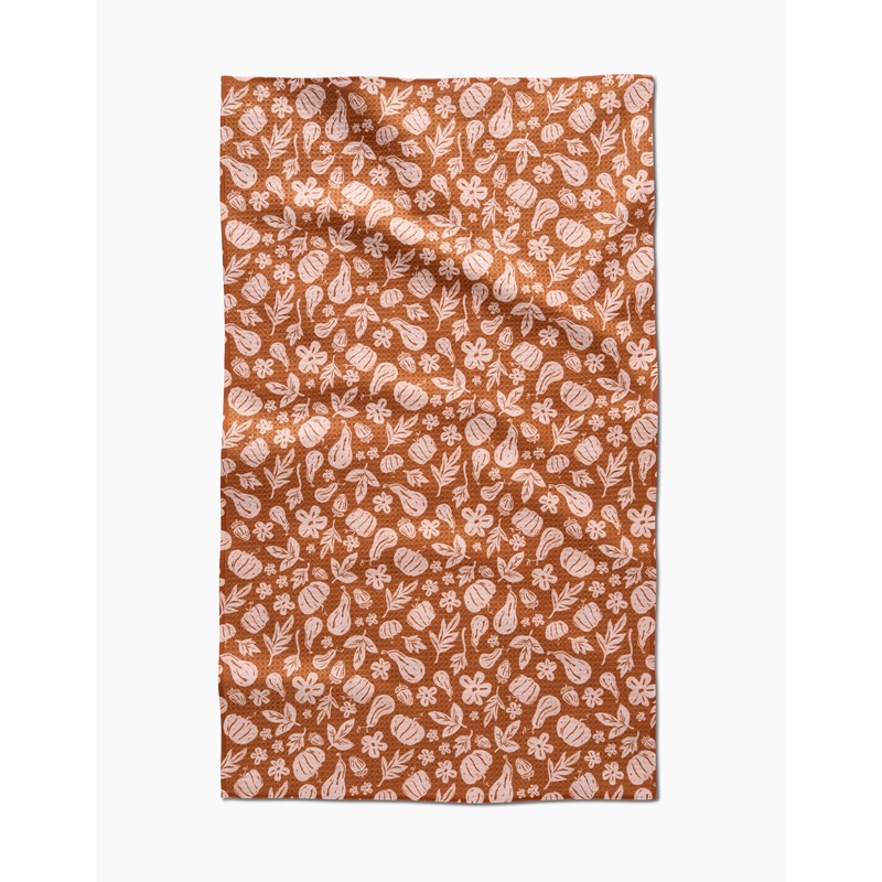 Farm Harvesting Days Geometry Tea Towel