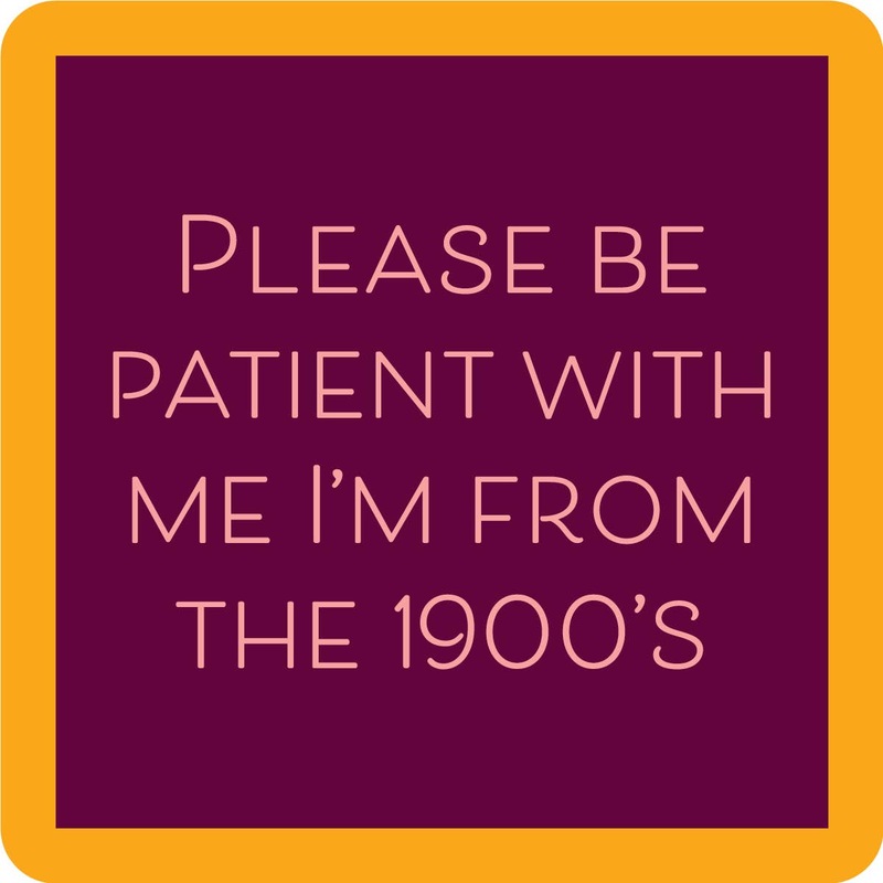 From The 1900'S Coaster | Funny Party Gift | Home Bar Decor