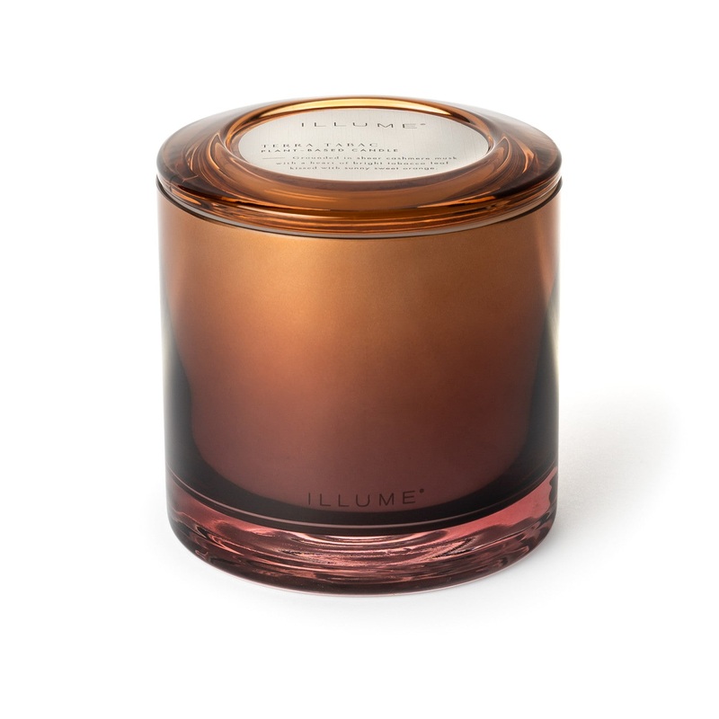 Terra Tabac Statement Glass Candle