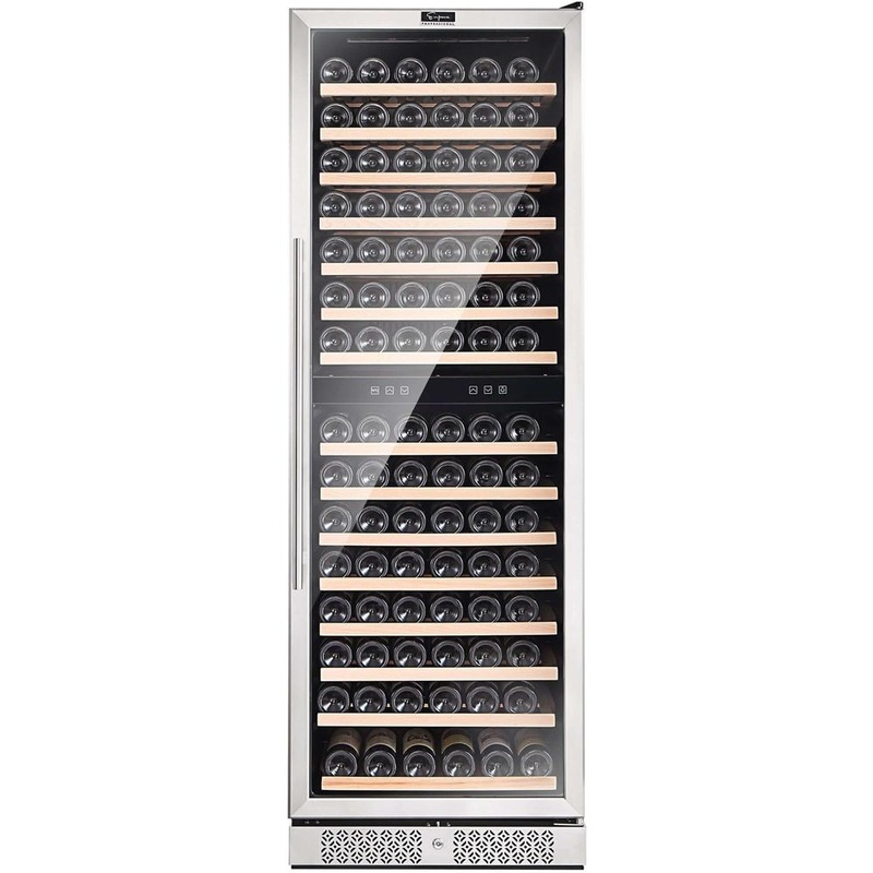 Empava 24 in. 160 Bottle Dual Zone Wine Refrigerator (WC08D)