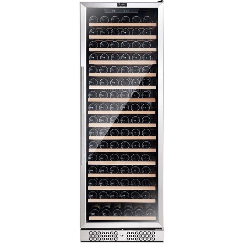 Empava 24 in. 171 Bottle Single Zone Wine Refrigerator (WC07S)